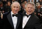 Tidligere formel 1-kører Jackie Stewart og instruktøren Roman Polanski. 