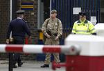 SIKRING. Bevogtningen af den kaserne, den dræbte soldat kom fra, er øget efter terrorangrebet i London. 
