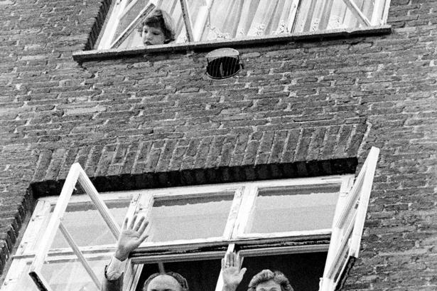 I 1982 fejres Anker Jørgensens 60 års fødselsdag på Borgbjergvej. 