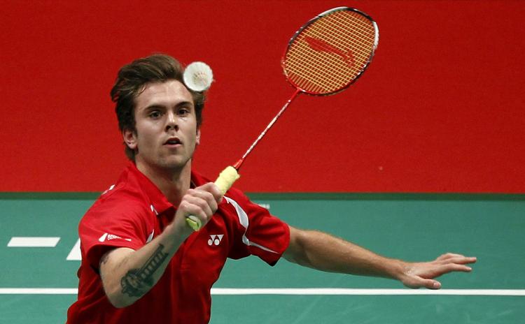 HERRESINGLE. Med en sejr i tre sæt bragte Jan Ø. Jørgensen Danmark foran 2-0 i holdkampen mod Taiwan. 