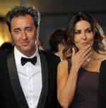 Paolo Sorrentino og skuespilleren Sabrina Ferilli til premieren på 'The Great Beauty'. 