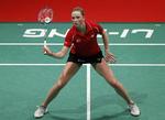 nedsablet. 22 point mod kineserens 42 fik Line Kjærsfeldt i Sudirman Cup-semifinalen. 