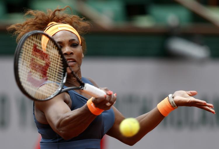 Klasse. french Open er langt fra Serena Williams' yndlingsturnering. I 2012 røg hun sensationelt ud i 1. runde, og hendes bedste resultat i nyere tid er tre kvartfinalepladser. 