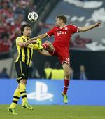 Nøglespillere. Dortmunds Mats Hummels (tv) og Bayern-motoren Thomas Müller (th) er to vigtige brikker på det tyske landshold. 