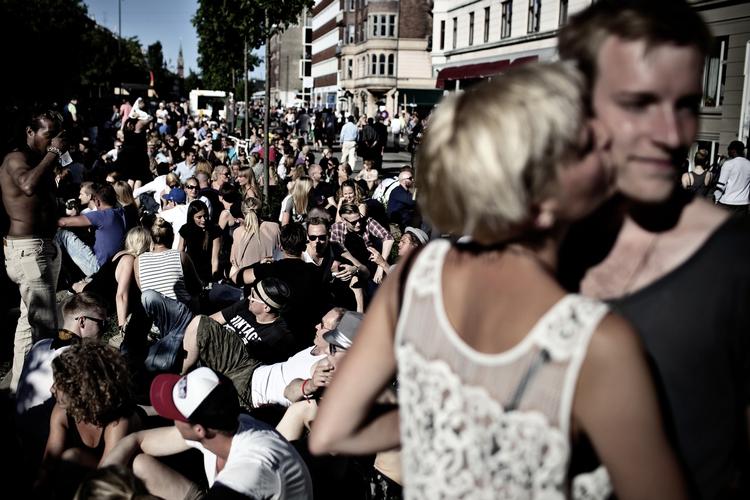 Gadefest. Sådan så der ud på Sønder Boulevard sidste år. 