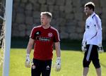 Mærket. Kasper Schmeichel kæmper med Stephan Andersen om pladsen i det danske mål i kampene mod Georgien og Armenien. 