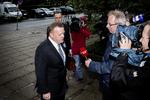 Vidne. Lars Løkke Rasmussen måtte vente mere end en time før det var hans tur til at afgive forklaring i Statsløsekommissionen. 