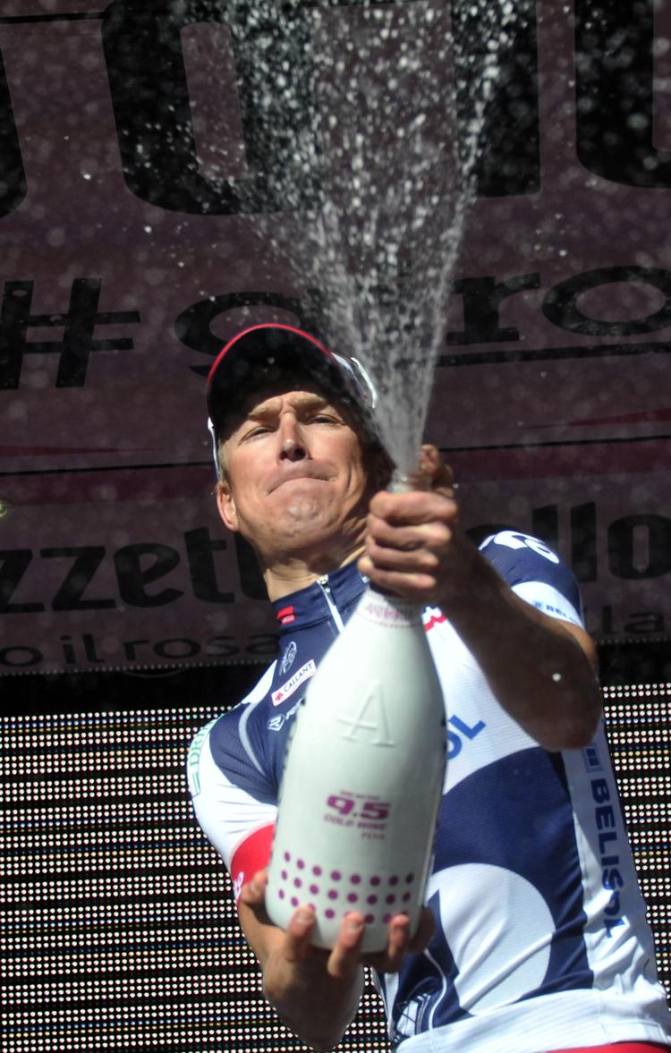 Sejr. Lars Bak slog til på 12. etape af 2012-udgaven. 