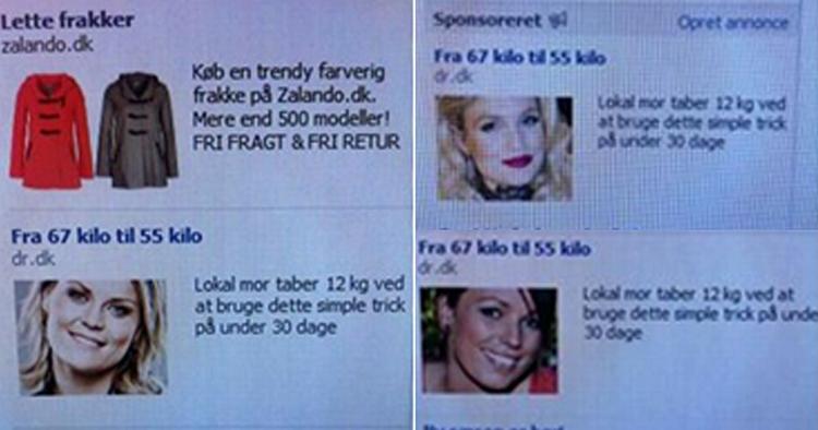 BLIKFANG. Både Cecilie Hother, Christiane Schaumburg-Müller O’Connor og Lisbeth Østergaard bliver misbrugt i annoncer på Facebook. 