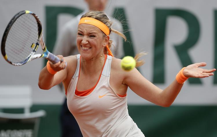 grus. Victoria Azarenka kom i store problemer mod undertippede Alize Cornet ved French Open. 