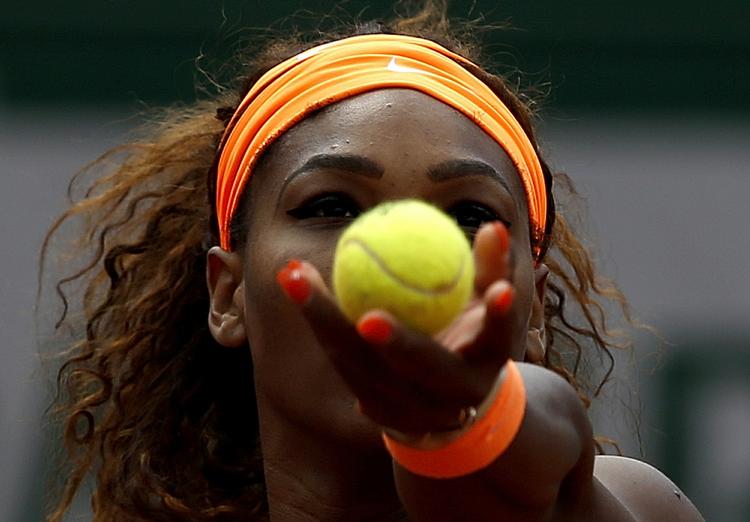 Videre. 70 minutter tog det Serena Williams at spille sig i kvartfinalen. 