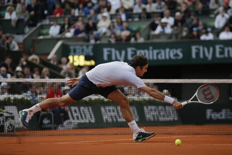 Fjerdeplads. Kun tre spillere har før vundet flere kampe end Roger Federer. 