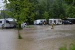 Der er ikke meget ved at holde ferien lige nu på campingpladsen i St. Martin ved Salzburg i østrig. 