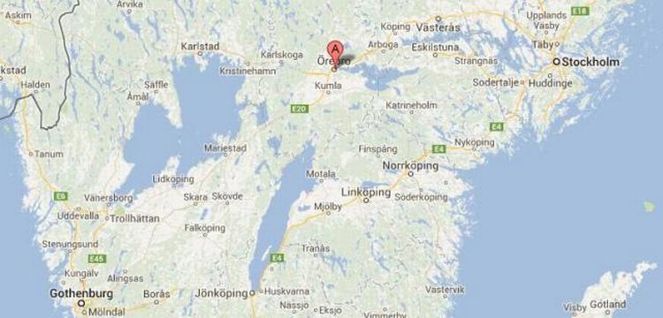 SAMMENSTØD. Kollisionen er sket på E20, der forbinder Gøteborg og Stockholm. Ill.: Google Maps 