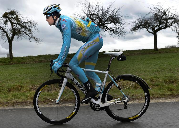 Træning. Jakob Fuglsang på træningstur i Luxembourg tidligere på året.. 