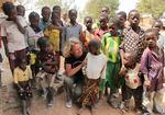 Efter en flot karriere i det store erhvervsliv rykkede Bolette Christensen for to år siden videre til direktørposten i Børnefonden. Her er hun på besøg i Burkina Faso 