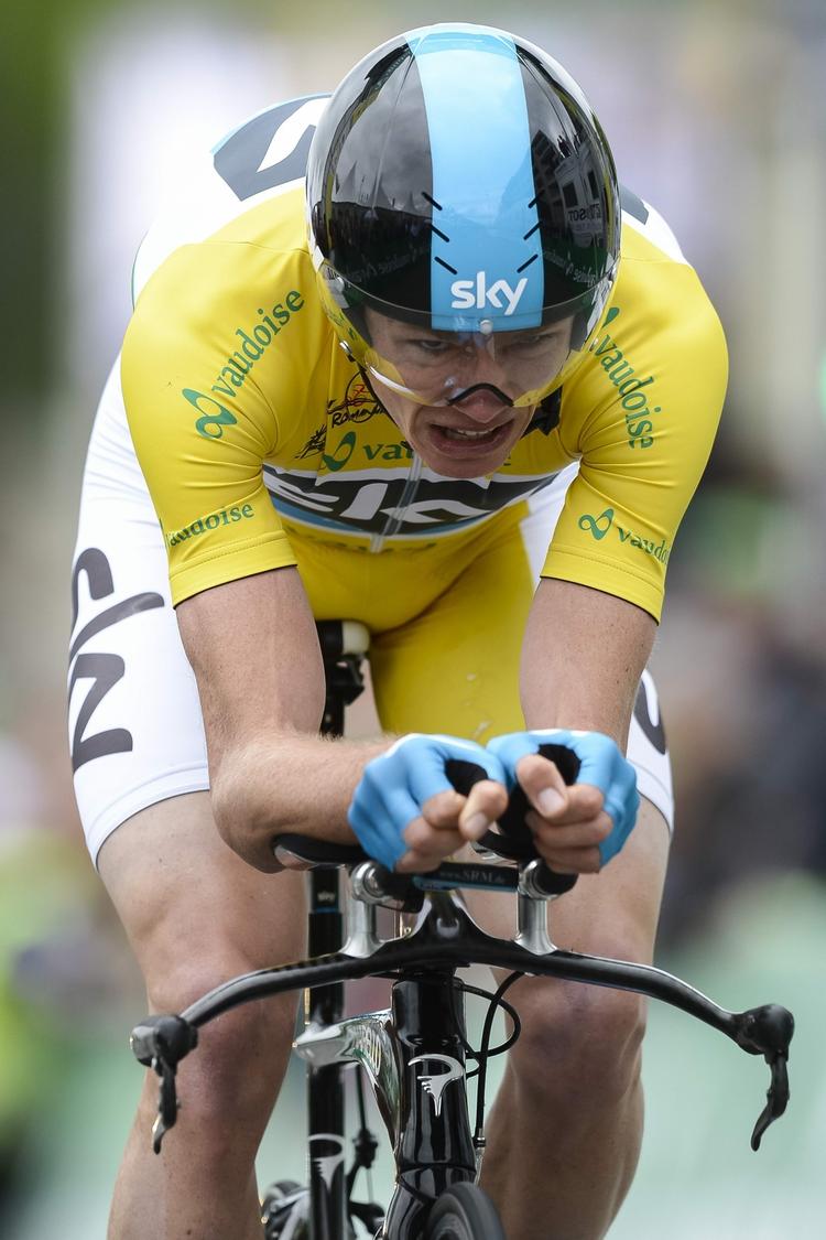 Favorit? Chris Froome har leveret bedre resultater end Alberto Contador i 2013. 