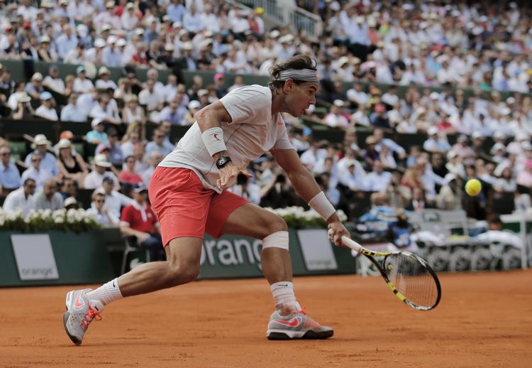 Suveræn. Med kun seks tabte partier var Rafael Nadal nådesløs i sin kvartfinale. 