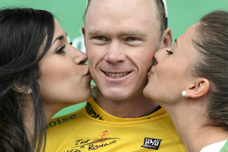 Førertrøje. Sejren på dagens etape gav også Christoper Broome førertrøjen. 