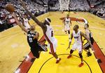 Topscorer. Med 21 point blev Tony Parker (yderst tv.) topscoer for San Antonio Spurs. 