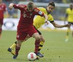 Talent. Moritz Leitner (th) har tidligere i sin Dortmundtid været udlejet til Augsburg. 