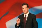 Besparelser. Finansminister George Osborne svinger kniven. 