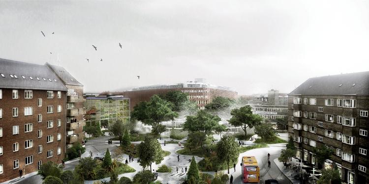 Vision. Sådan ser Skt. Kjelds Plads ikke ud. Men den skulle gerne komme til det. 
