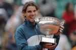 otte. Med sejren i French Open-finalen har Rafael Nadal vundet 12 grandsslam-titler, deraf de 8 i Paris. 