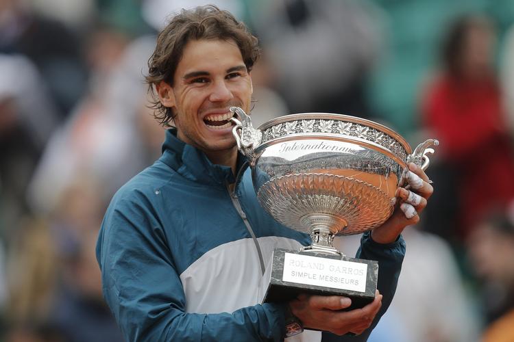 otte. Med sejren i French Open-finalen har Rafael Nadal vundet 12 grandsslam-titler, deraf de 8 i Paris. 