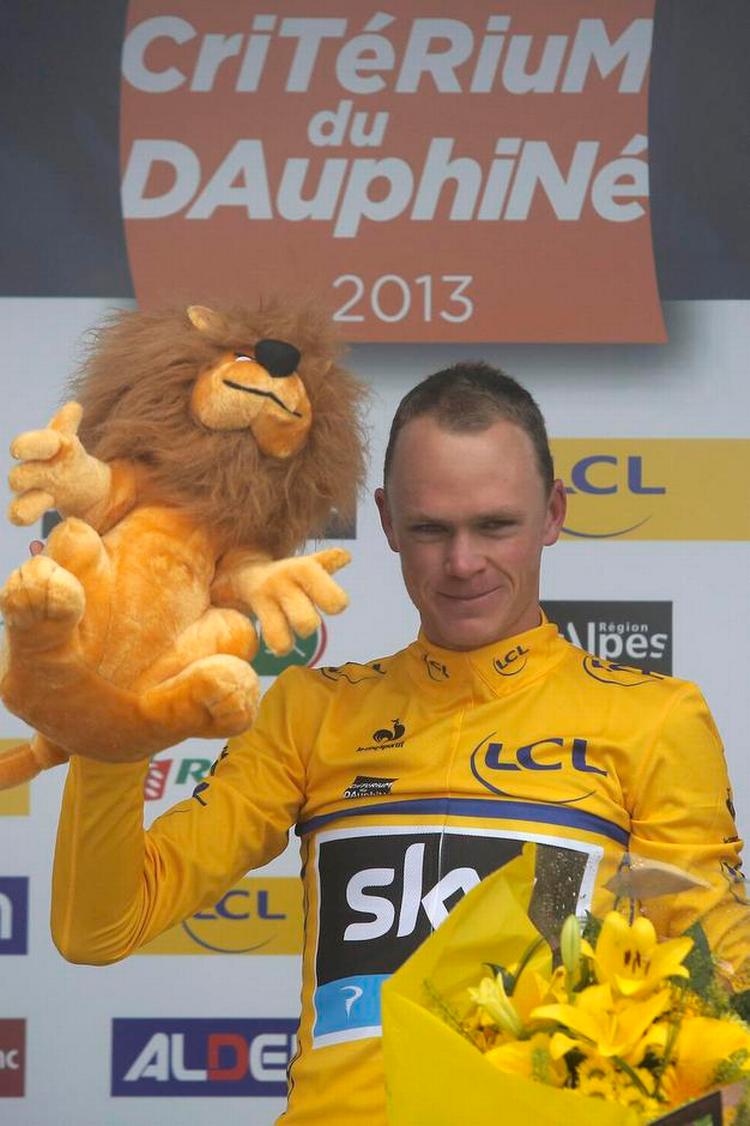 topform. Chris Froome gentog  holdkammeraten Bradley Wiggins'  sejr i Critérium du Dauphiné fra sidste år og er nu favorit til at gøre det samme i Tour de France. 