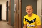 fremtiden. 18-årige Jeppe Højbjerg har fået forlænget kontrakten med Esbjerg, der dog mangler en førstemålmand. 