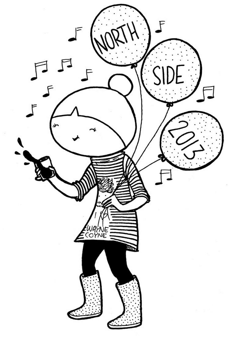 Northside. Klik på tegningen eller se den i fuld størrelse nederst i artiklen. Tegning: StineStregen 