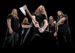 Subgenre. Amon Amarth spiller viking metal, der er en hidsig blanding af black metal og folk metal. Foto: PR 
