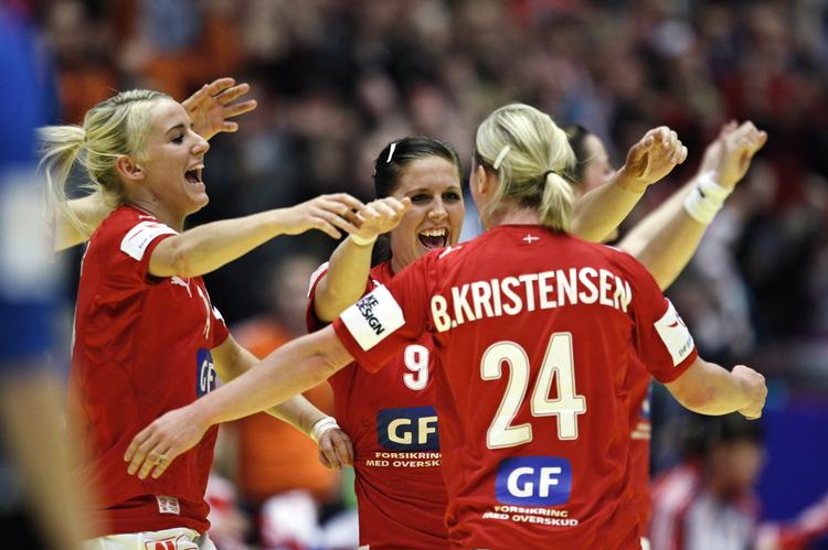 Kvindelandsholdet. Danmark var topseedet ved VM-lodtrækningen og har gode chancer for at gå videre. 