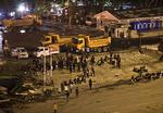 Politi og demonstranter støder sammen ved Taksimpladsen. 