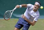 vinder. Med en sejr over verdens nummer 29 vandt Roger Federer sin første turnering i år. 