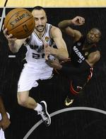 Succes. Guarden Manu Ginobili har tre gange tidligere vundet NBA - i 2003, 2005 og 2007. Nu er han en sejr fra sin fjerde triumf. 