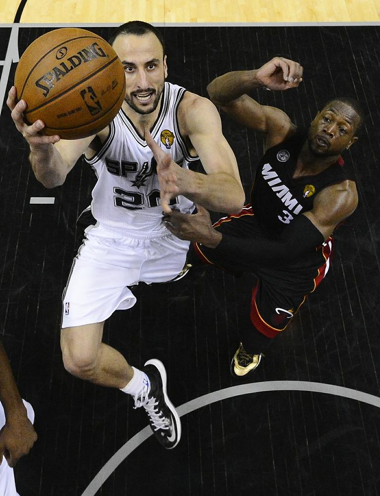 Succes. Guarden Manu Ginobili har tre gange tidligere vundet NBA - i 2003, 2005 og 2007. Nu er han en sejr fra sin fjerde triumf. 