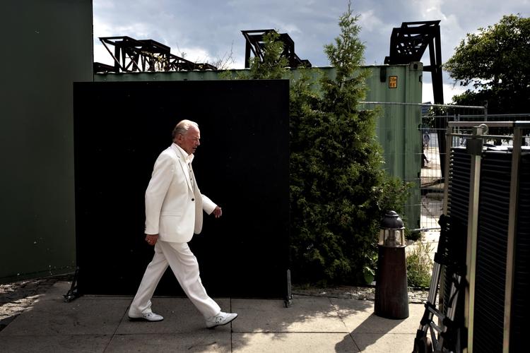 2011: Peter Belli backstage ved en koncert på Islands Brygge under Copenhagen Jazzfestival. 
