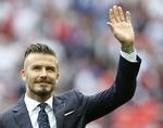 magnet. David Beckhams tiltrækningskraft er stadig enorm, når den tidligere landsholdsspiller for England viser sig ved arrangementer. 