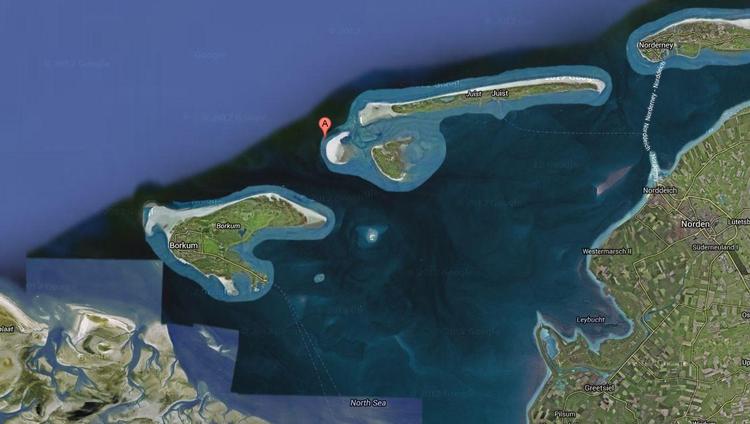 Sandø. Tysklands nye ø hedder Kachelotplate, og er allerede blevet indtaget af sæler. 