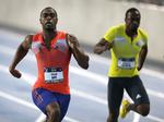 Årsbedste. Tyson Gay (tv) kappede med sine 9,75 sekunder 11 hundrededele af årets hidtil bedste tid. 