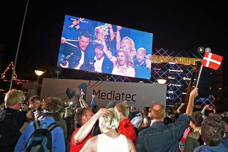 Værtsbyer. København, Horsens, Herning og Fredericia har meldt sig som kandidater til at afholde det internationale melodigrandprix i 2014. 