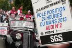 vinderne. Med Loic Duval, Allan McNich og Tom Kristensen på skift bag rattet vandt Audi årets Le Mans. 