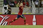 Sejr. Suveræne spaniere vandt 3-0 over Nigeria. 