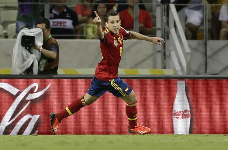 Sejr. Suveræne spaniere vandt 3-0 over Nigeria. 