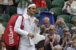 rent. Roger Federer fik ikke meget sved på panden i sin første optræden i år på Wimbledons plæner. 