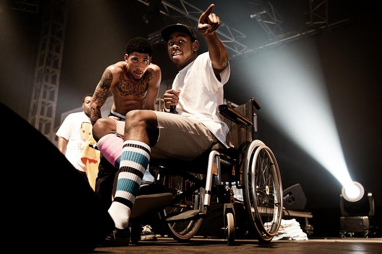 Afterparty. Når de sidste tunes fra Odd Future klinger af på Vega torsdag aften, fortsætter festen på Rust, hvor hiphoppens møgunger holder efterfest. Denne gang forhåbentlig med en Tyler uden kørestol og gibs. 