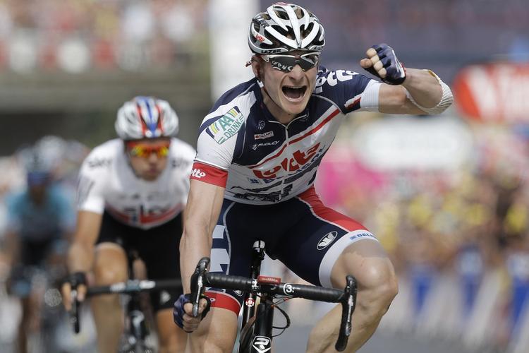 Mester. André Greipel indleder Tour de France i den tyske mestertrøje. 