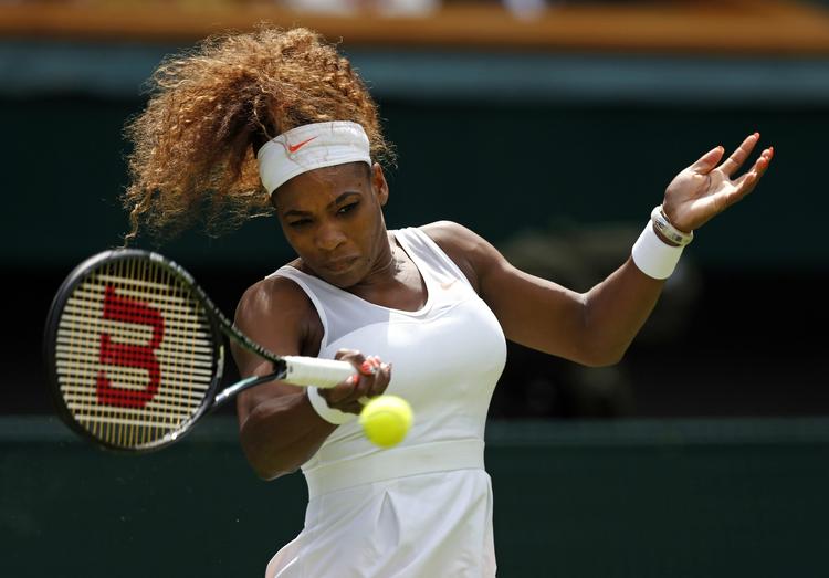 hurtig. Med 57 minutter var Serena Williams hurtigere videre end Caroline Wozniacki i går. 